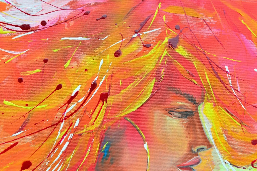  Onduidelijk gesigneerde Schilderij titel " IN DE WOLKEN " kopen? Bied vanaf 1!