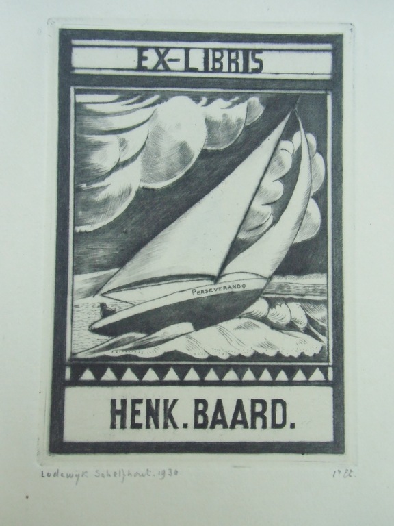 EX LIBRIS HENK BAARD / ETS VAN LODEWIJK SCHELFHOUT kopen? Bied vanaf 1!