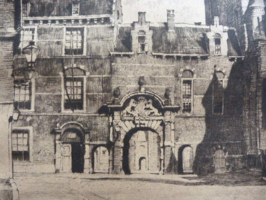 H.E. Roodenburg - Binnenhof te Den Haag. kaufen? Bieten Sie von 1!