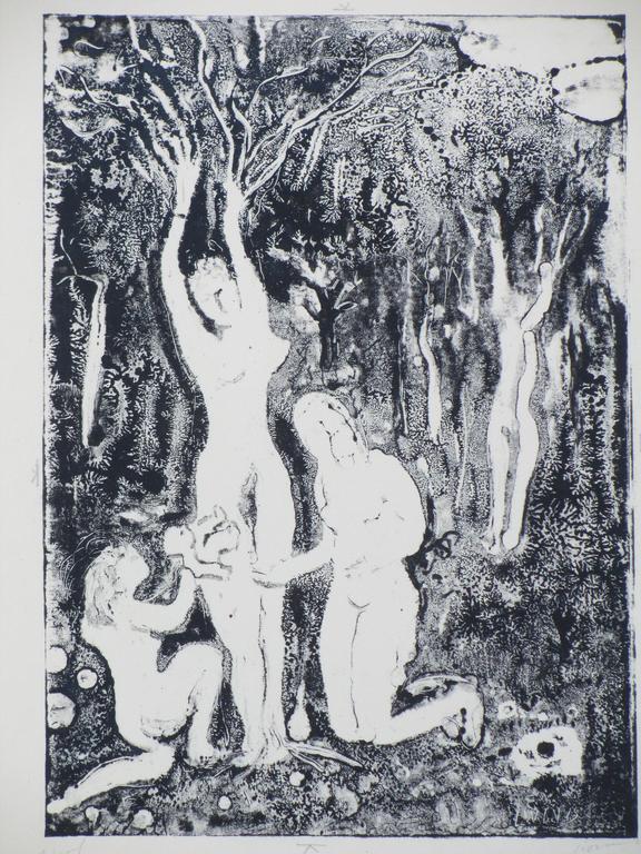 Livinus van de Bundt, Les femmes blanches, Litho 1945 verkocht voor € 50!