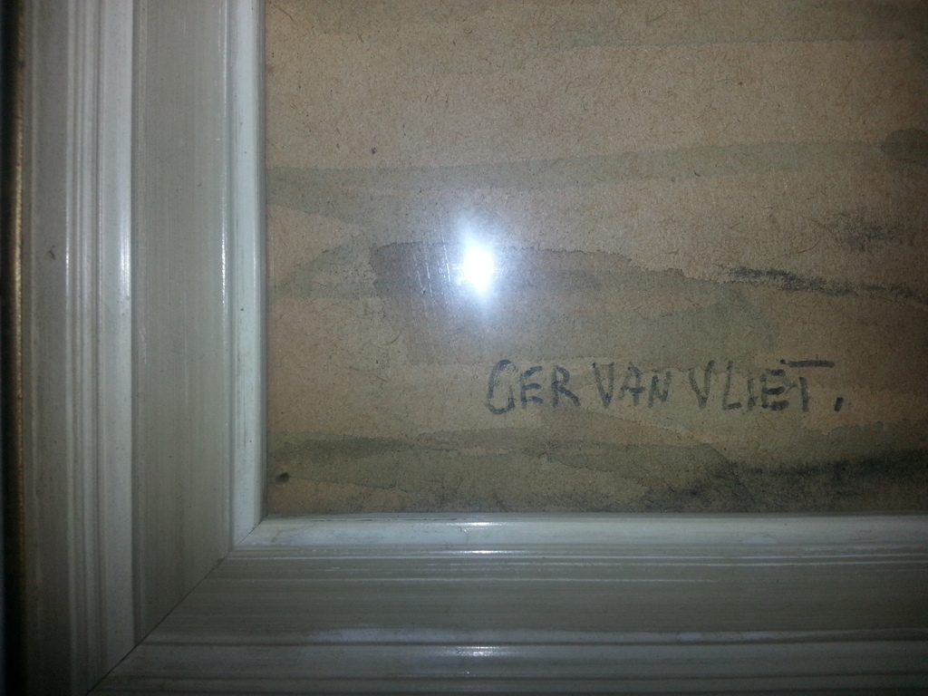 Ger van Vliet (1880-1972) - gemengde techniek+2 tekeningen, gesigneerd kopen? Bied vanaf 35!