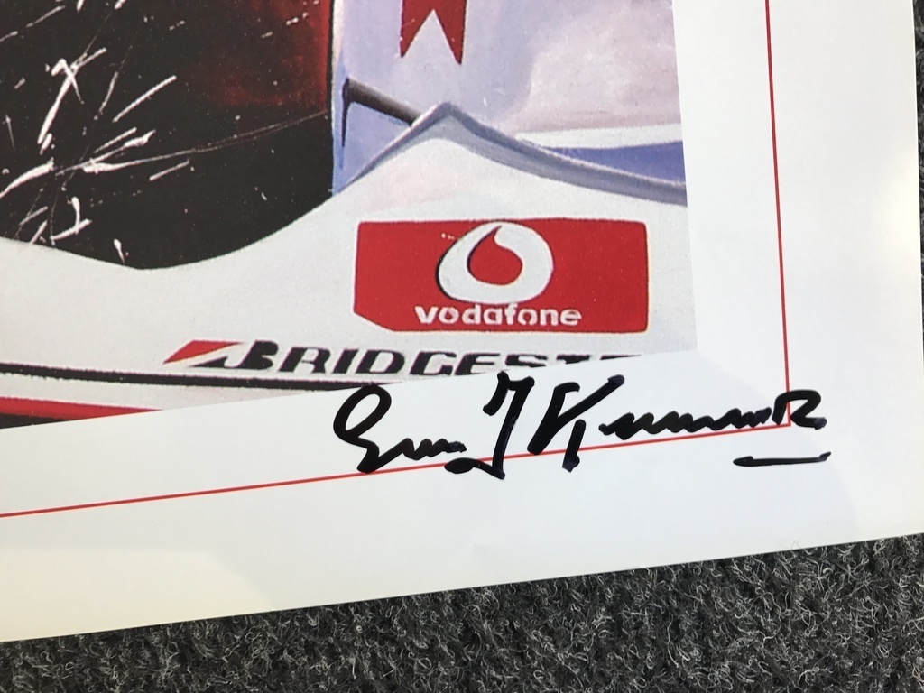 2 x Eric Jan Kremer 2 gesigneerde litho s / art print Ferrari Schumacher kopen? Bied vanaf 1!