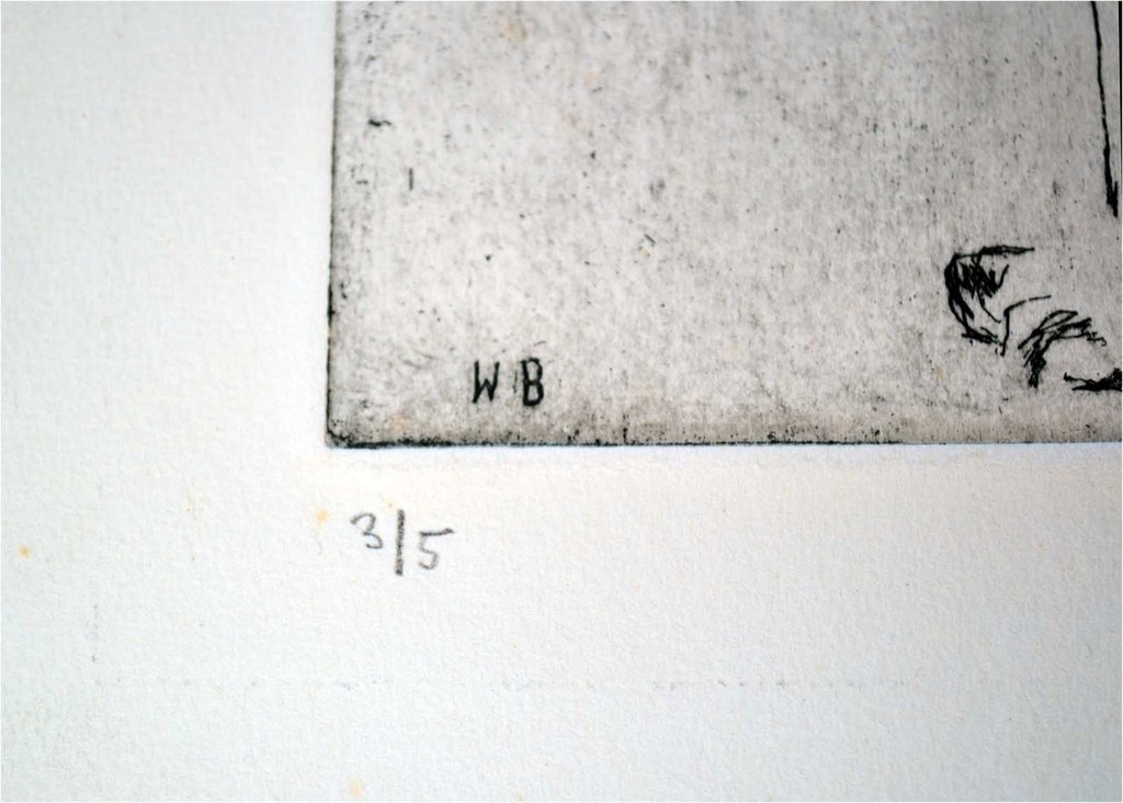 Wolff Buchholz, Stehender Akt, handgesigneerde ets - oplage 5 ex. - 1957 kopen? Bied vanaf 145!