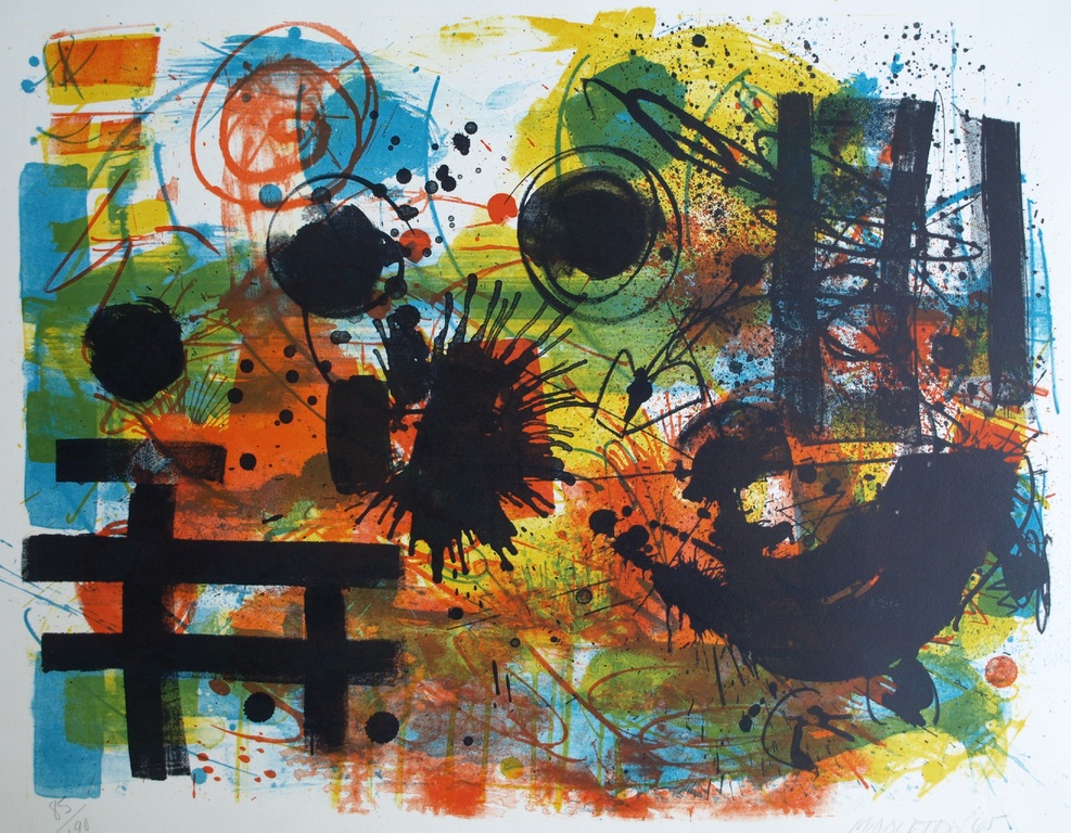 Sam Middleton : Litho – Zonder titel – Gesigneerd – 1965 – Prent 190 kopen? Bied vanaf 75!