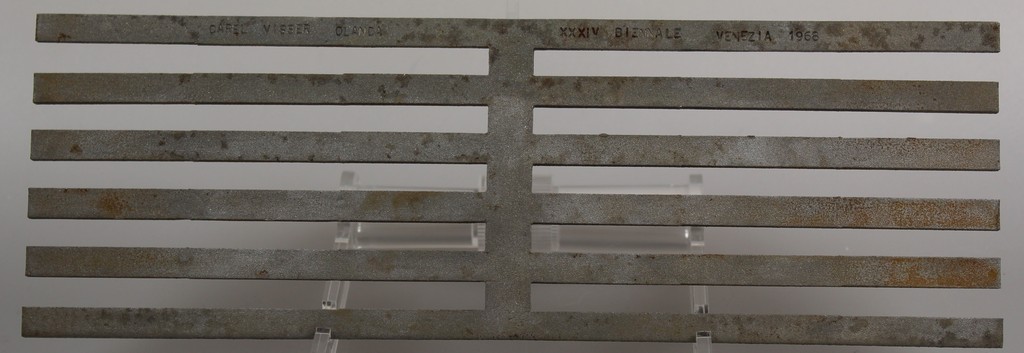 Carel Visser Olanda metalen sculptuur XXXIV Biënnale Venetië 1968 i.o.v. kopen? Bied vanaf 150!