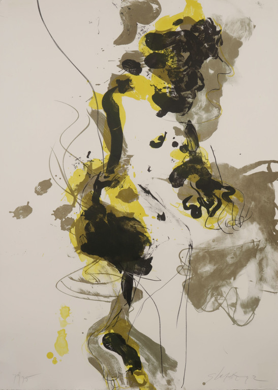 Ger Lataster: Litho, Z.T. - Ingelijst verkocht voor € 160!