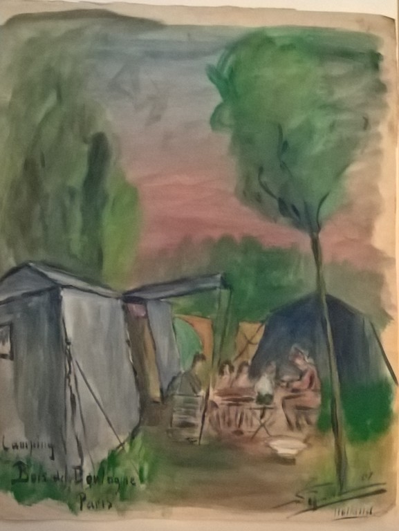 Jurcka W, gouache, bois de bologne paris kopen? Bied vanaf 80!