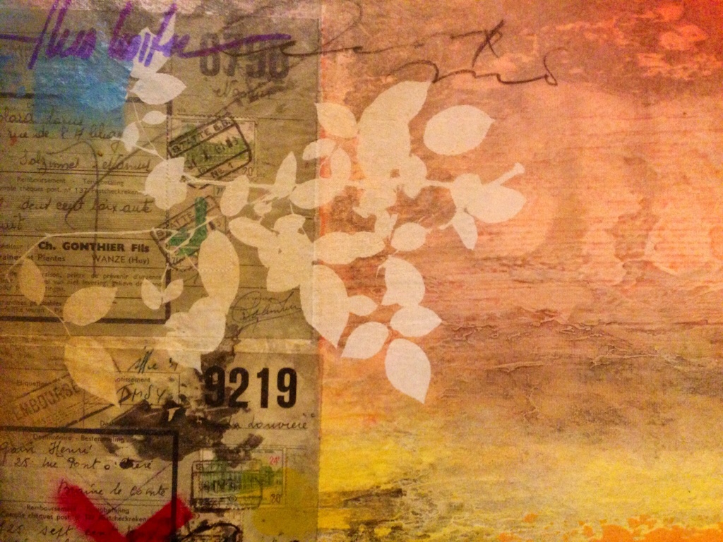 Theo koster, gemengde techniek, traces 2 kopen? Bied vanaf 1!