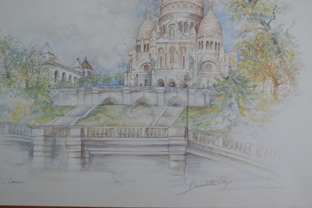 Bernadette Vos - drie lithografieën  - Parijs kopen? Bied vanaf 1!