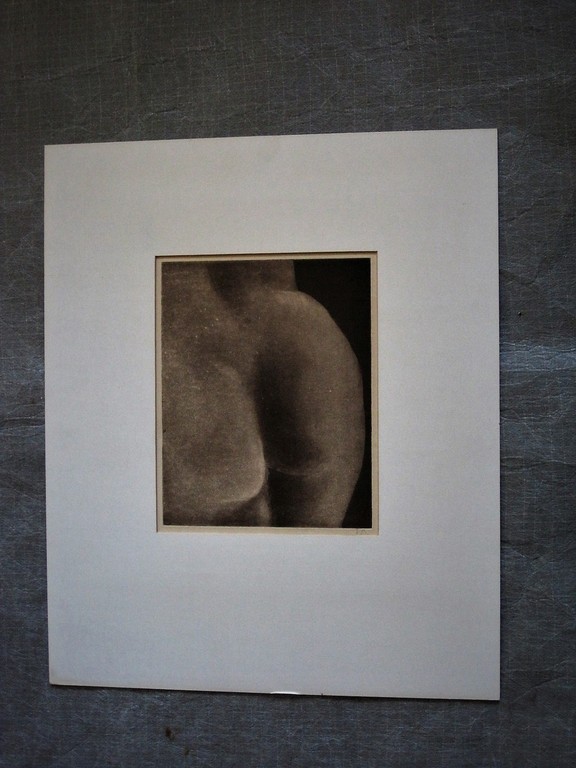 Intrigerende omstreeks 1930 gesigneerde Ets "vrouwenbillen" monogram FS verkocht voor € 36!