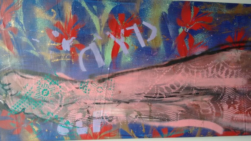 Espen Greger Hagen schilderij, Lady: 195 X 45 cm zeer groot formaat kopen? Bied vanaf 300!