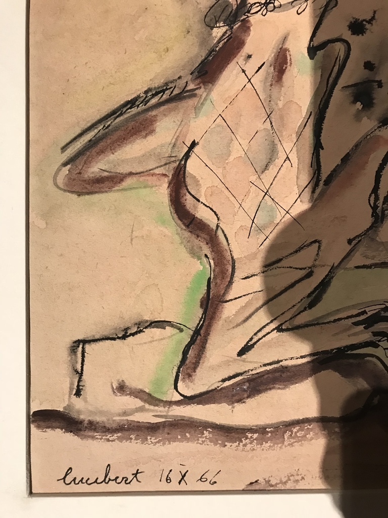 Lucebert, gemengde techniek, 1966 Cobra kopen? Bied vanaf 400!