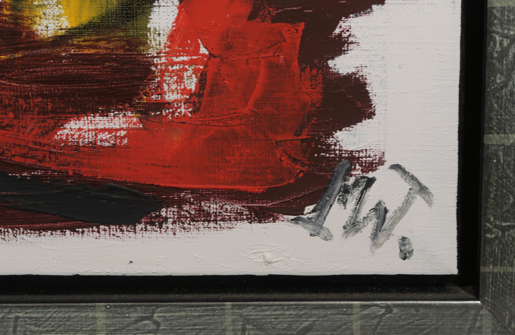 Martin van Wordragen: Olieverf op doek, Trein-conflikt - Ingelijst (Groot) kopen? Bied vanaf 750!