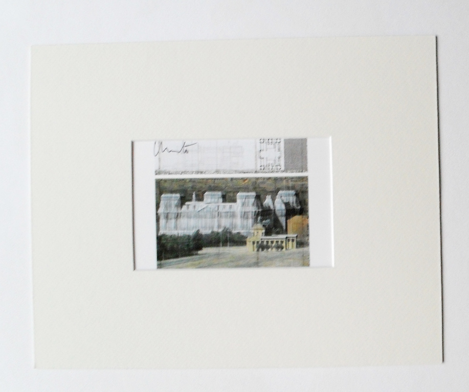 Christo - Reichstag , Project for Berlin 1995 - handgesigneerd kopen? Bied vanaf 45!