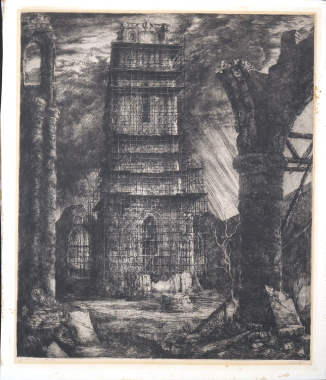 Willem Nijs: Ets, Zonder titel kopen? Bied vanaf 20!