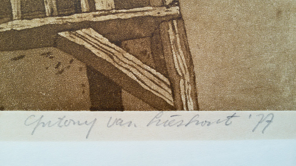 Antony van Lieshout - A Montignac, aquatint ets kopen? Bied vanaf 45!