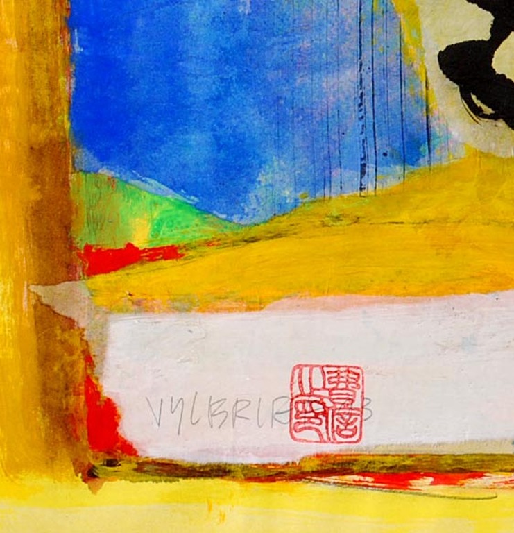 ERNST VIJLBRIEF (1934-2010) collage/gouache op papier kopen? Bied vanaf 75!