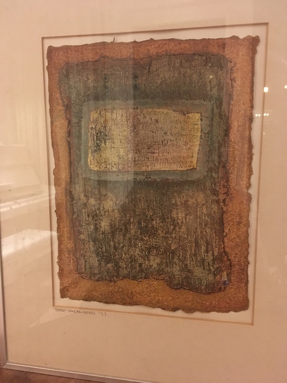 Peter Langenberg,  acrylverf op geschept papier, 1982 kopen? Bied vanaf 150!