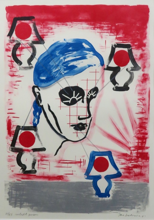 Jan de Bruin: Litho, Verlichte man - Ingelijst kopen? Bied vanaf 1!