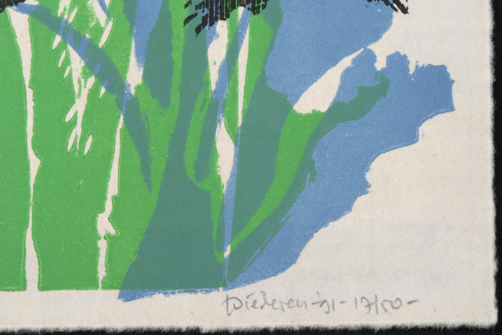 Jef Diederen: Houtsnede, Zonder titel kopen? Bied vanaf 1!