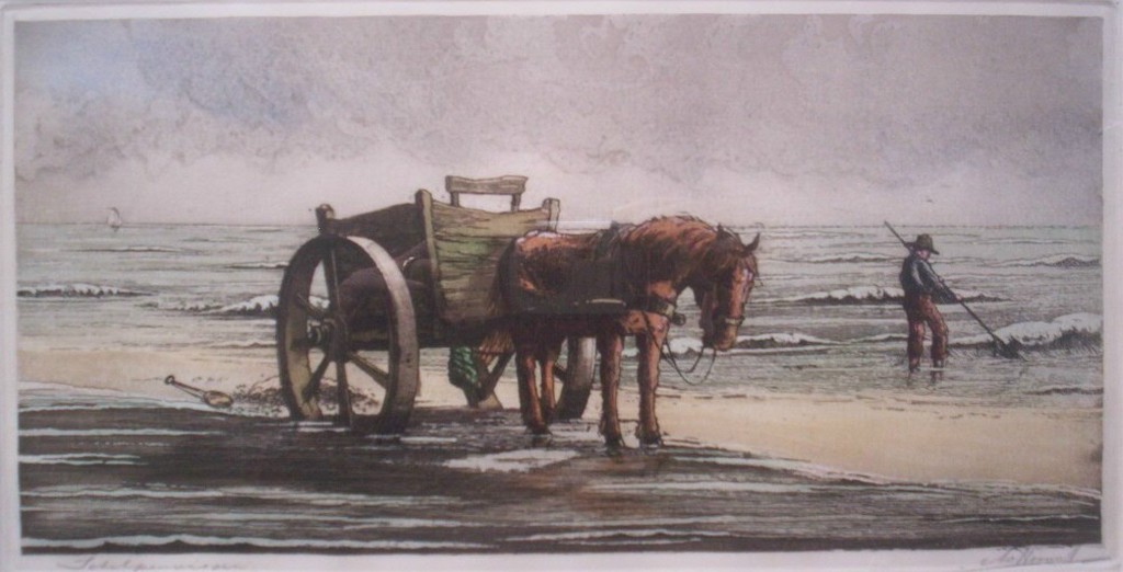 A.van Hemert.1883-1944.Schelpenvisser.  kopen? Bied vanaf 85!
