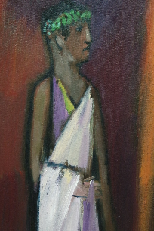 Theo van der Horst (1921-2003) - olieverf op doek - 2 figuren kopen? Bied vanaf 199!