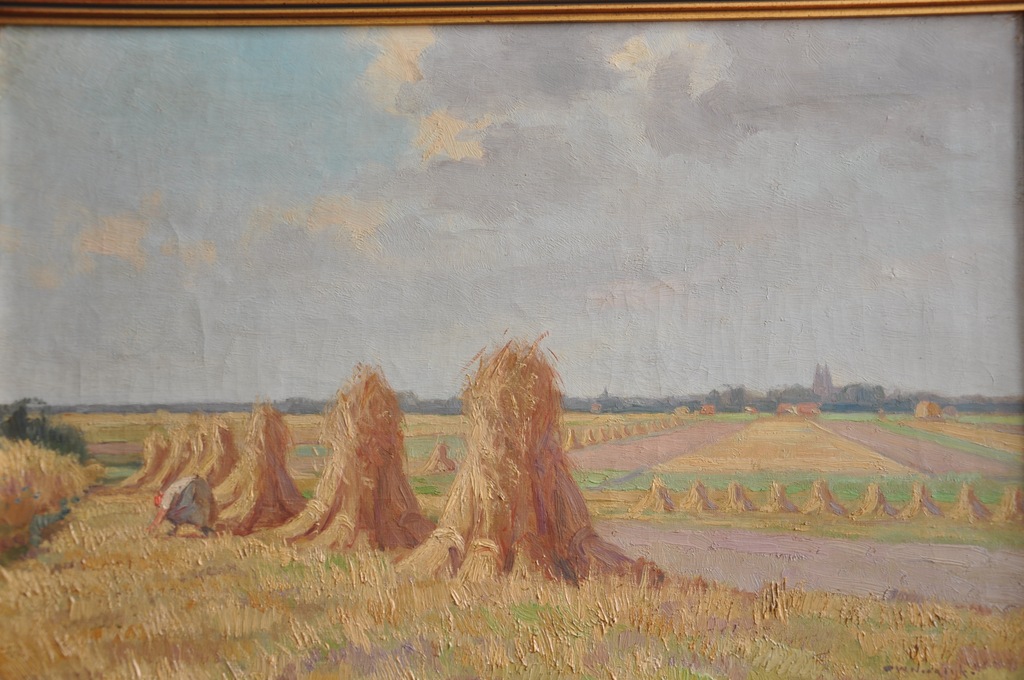 Willem Noordijk - Korenschoven verkocht voor € 590!