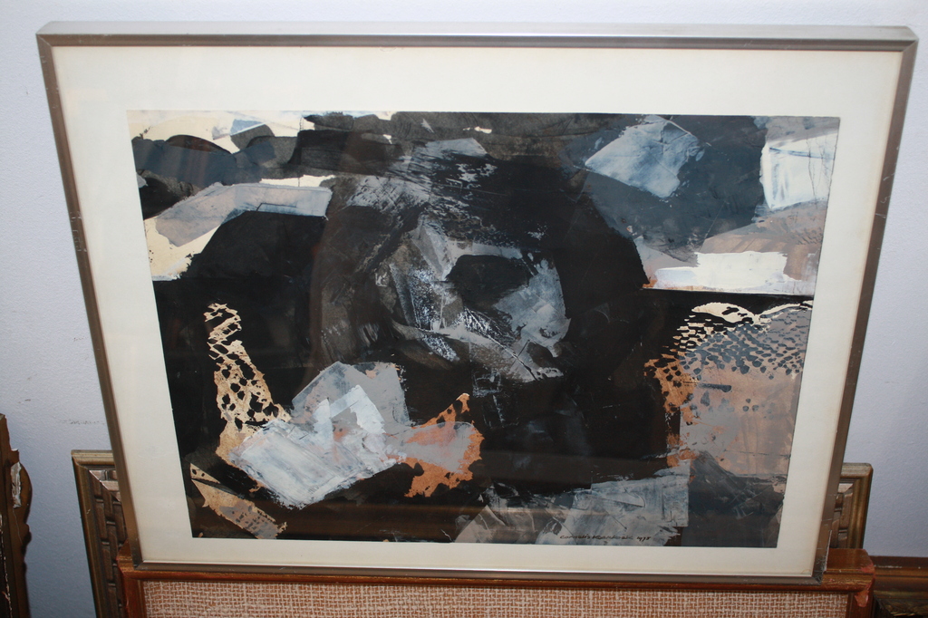 Cornelis Koekkoek ABSTRACT SCHILDERIJ 1975 verkocht voor € 42!