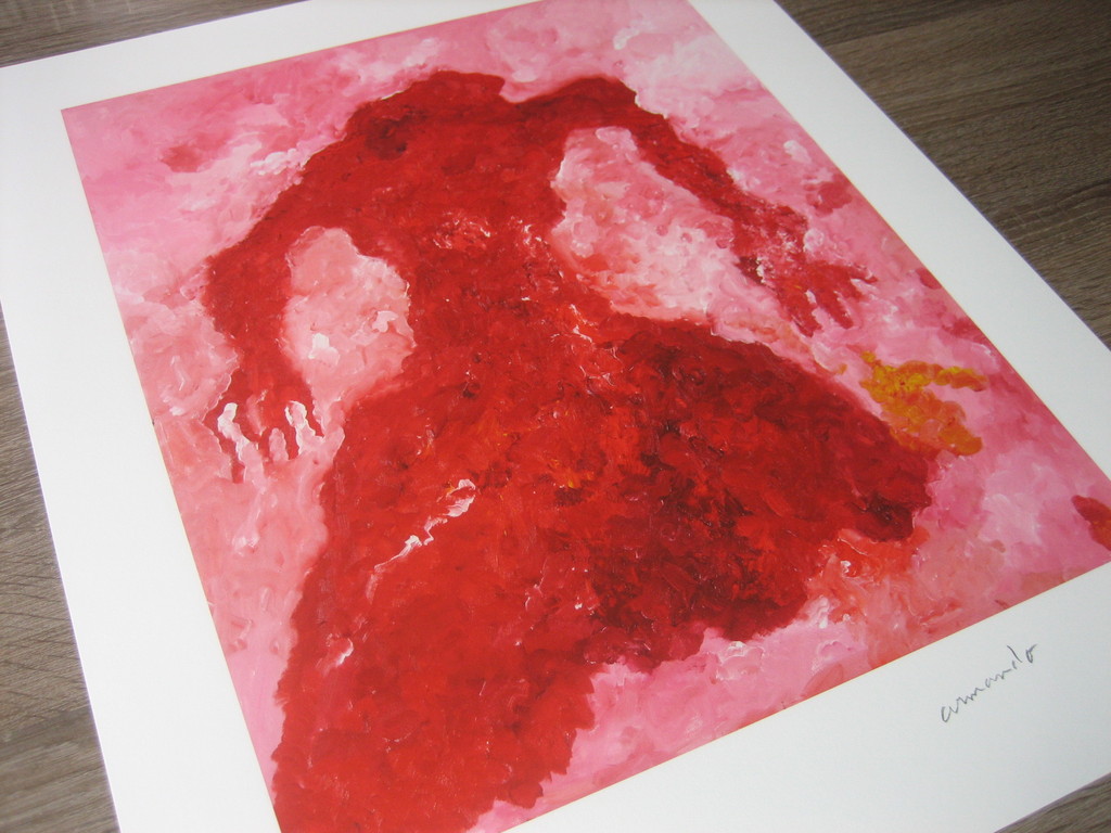 Armando - "Rotes Gewand" - Giclee - Handgesigneerd en -genummerd - 2016 kopen? Bied vanaf 95!