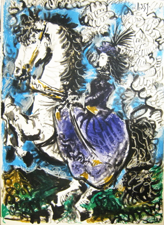 Litho ' Cavaliere I ' uit 'Toros y Toreros' - Éditions Cercle d'Art, Paris -1961 kopen? Bied vanaf 119!