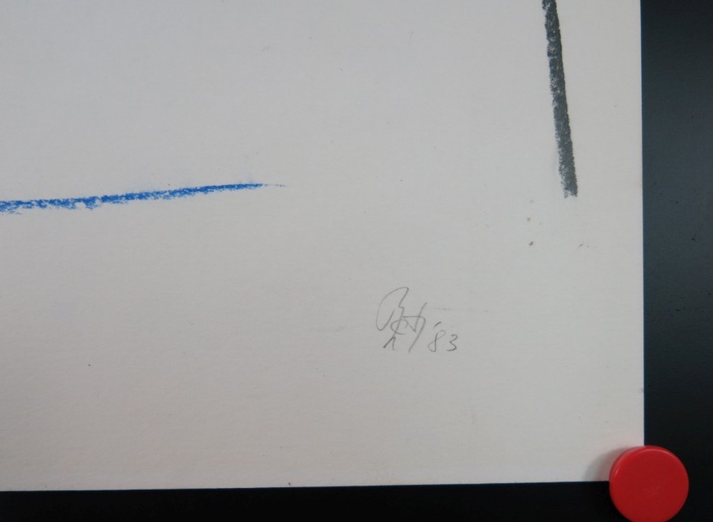 Ruud Dijkers: Krijttekening, Zonder titel kopen? Bied vanaf 1!