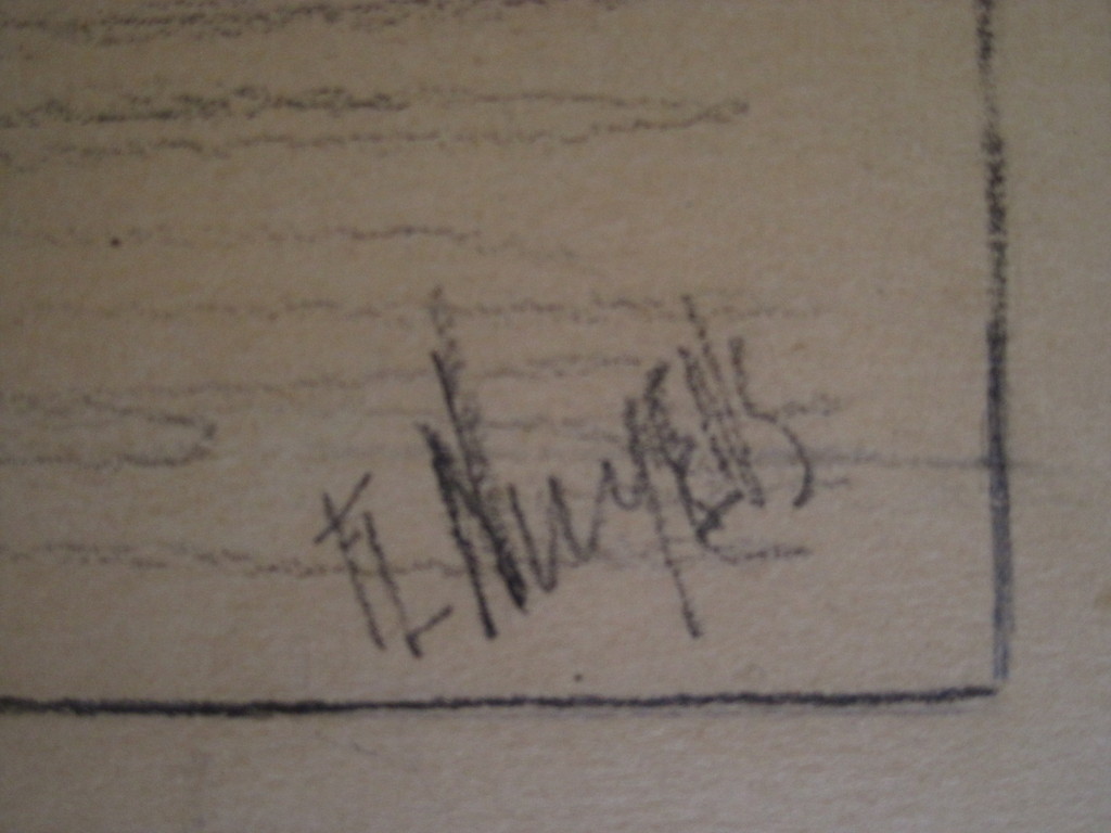 Interessante ca. 1920 aquarel/pastel  "Straatmuzikant met gitaar" gesigneerd kopen? Bied vanaf 1!