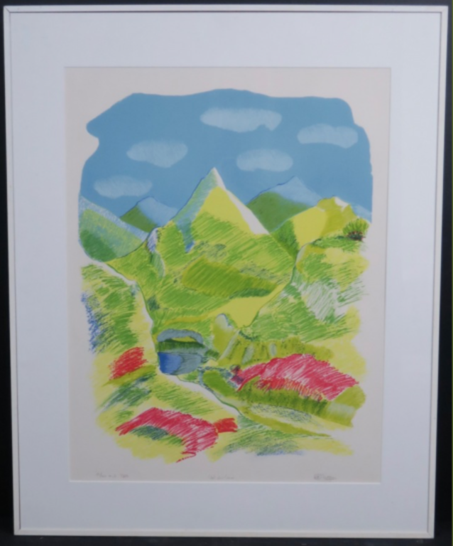 Ami Bernard Zillweger: Litho, Val da Cam - Ingelijst kopen? Bied vanaf 1!