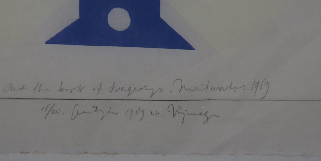 Geertjan van Oostende: Lino op Japans papier, Out the... -Ingelijst kopen? Bied vanaf 1!