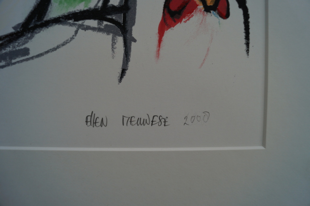 Ellen Meuwese - gesigneerde zeefdruk - 2008 kopen? Bied vanaf 40!