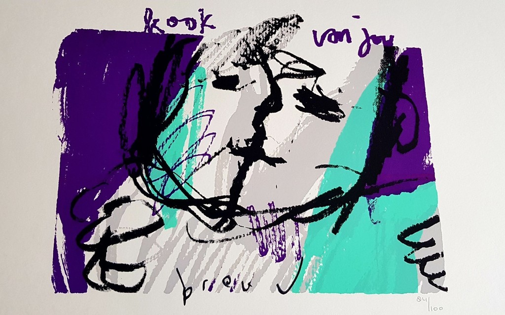 Herman Brood: zeefdruk, Kook van jou verkocht voor € 175!