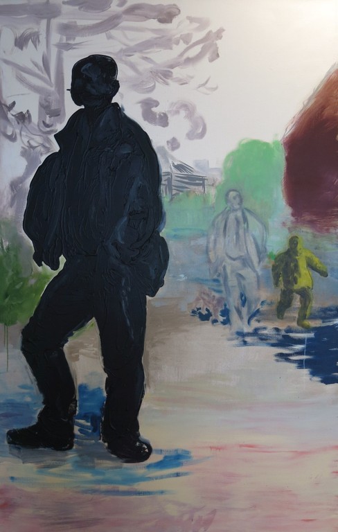 Stijn Peeters: Olieverf op doek, Z.T. (zeer groot) verkocht voor € 1000!