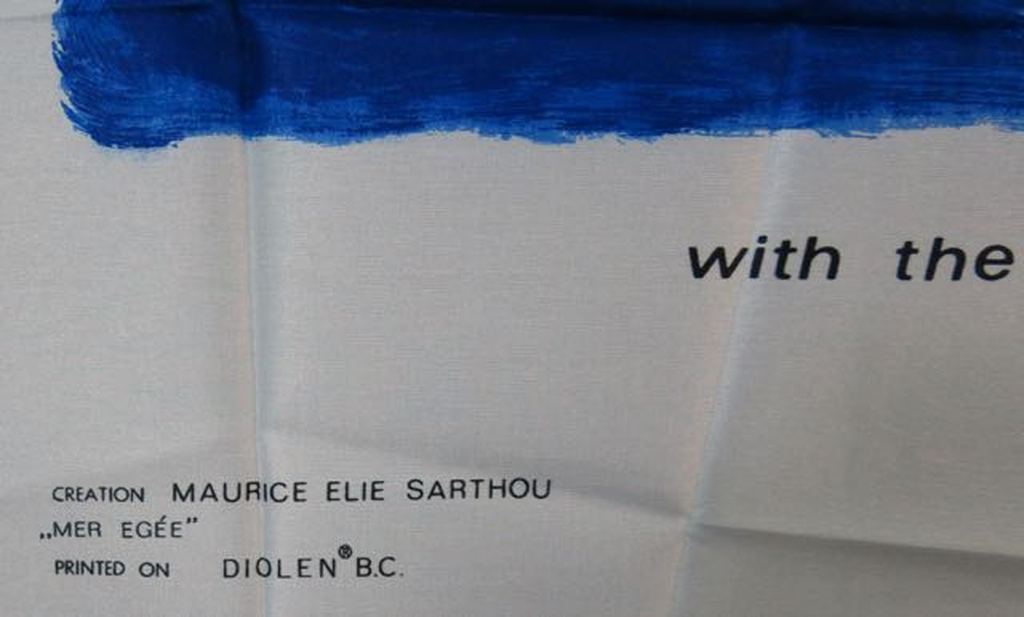 Maurice Elie Sarthou: Zeefdruk op viscose, Mer Egee kopen? Bied vanaf 1!