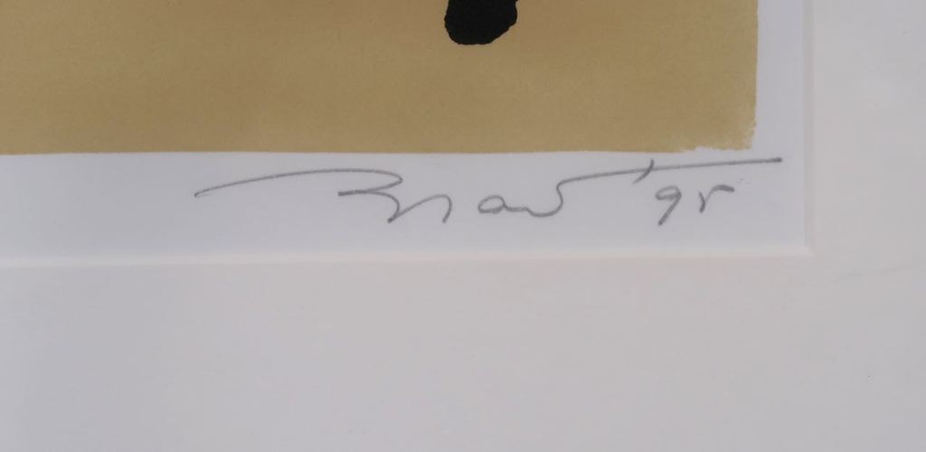 Willem Brauck: Zeefdruk, Shostakovich - Ingelijst kopen? Bied vanaf 1!