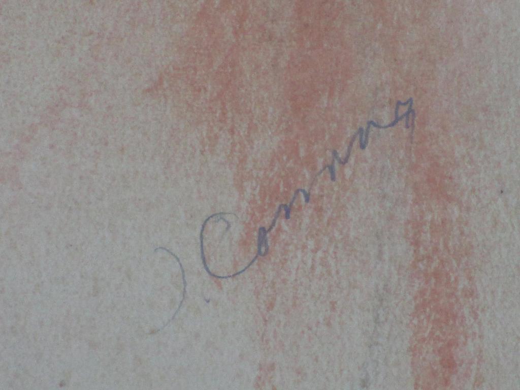 Jan Cossaar, Louise den Hollander, Tekening in rood kopen? Bied vanaf 100!