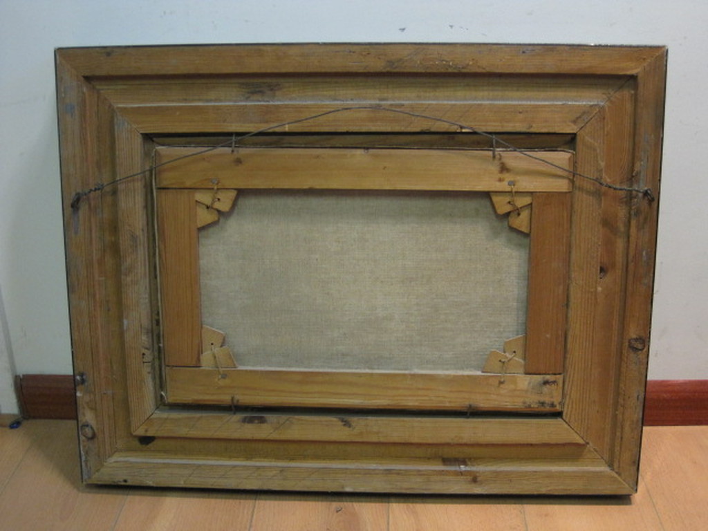 Henricus Rol (1906-1992) olieverf "landschap met bosven " gesigneerd ca 1940  kopen? Bied vanaf 1!