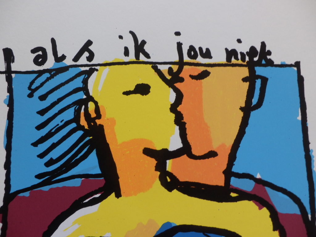 HERMAN BROOD  HANDGESIGNEERDE En Gelimiteerde ZEEFDRUK  ALS IK JOU NIET HAD kopen? Bied vanaf 195!