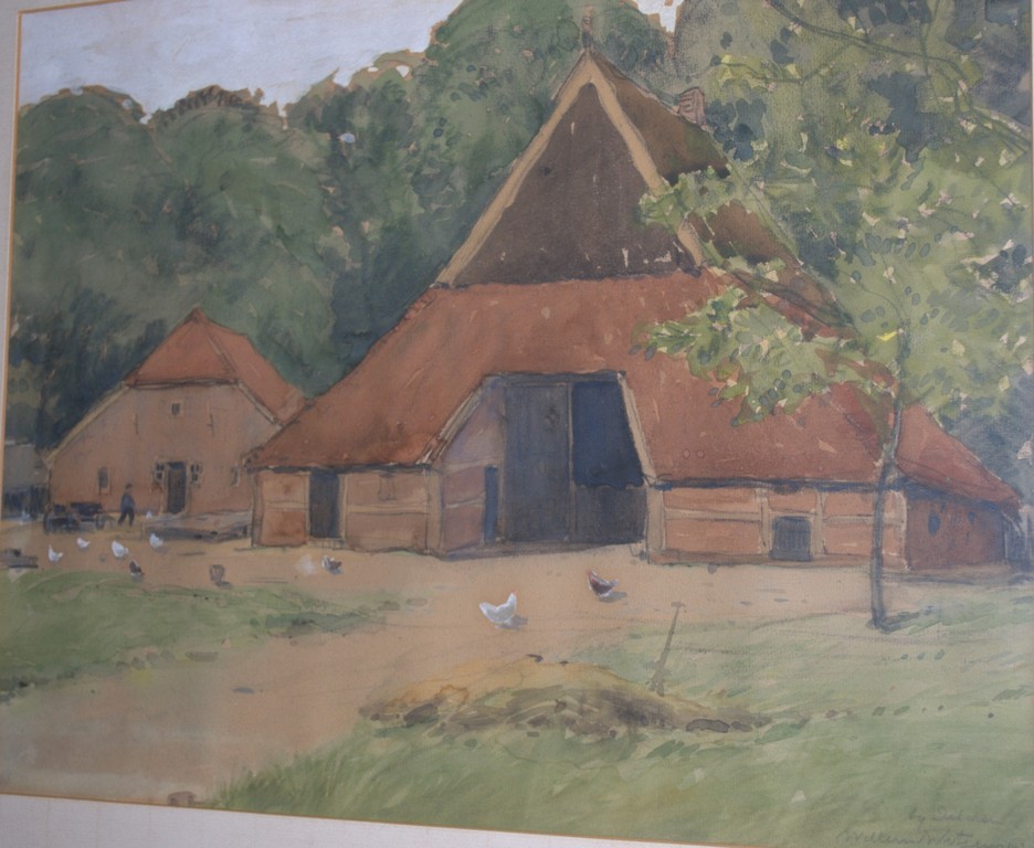 Delden 1931 - aquarel door Willem Witjens kopen? Bied vanaf 65!