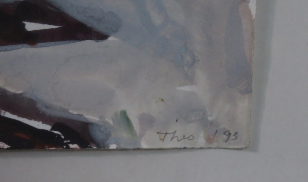 Theo Elfrink: Aquarel, Belle Ile en Mer - Ingelijst kopen? Bied vanaf 40!