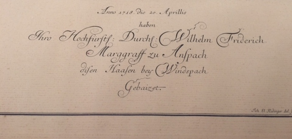 Ets - Johann Elias RIDINGER (Ulm 1698, Augsburg 1767) kopen? Bied vanaf 50!