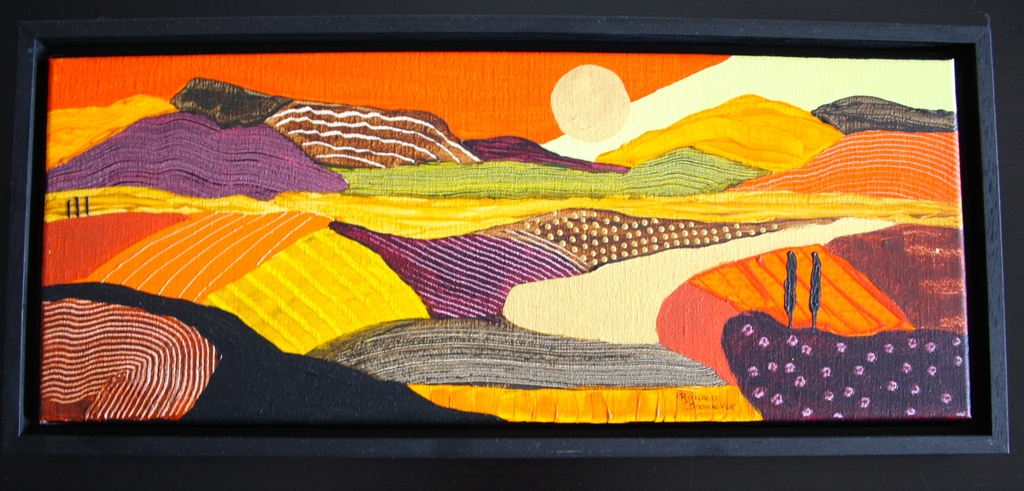 Ronald Boonacker, Toscana II, Schilderij verkocht voor € 170!