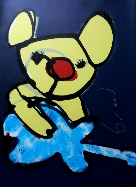 Herman Brood - zeefdruk: Beertje kopen? Bied vanaf 450!