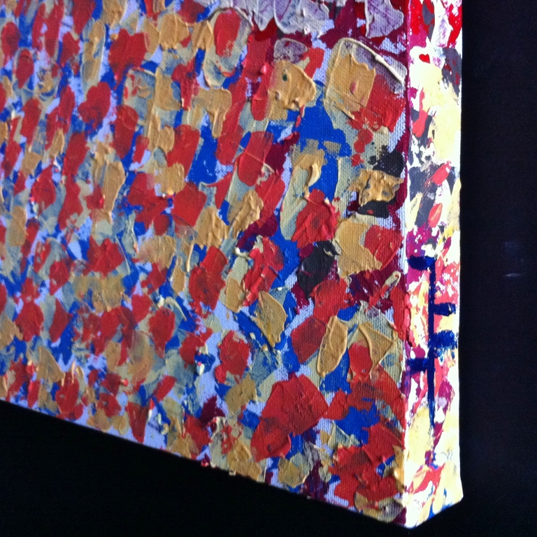 "Milles + 1 Fleurs " John Foppen - Olie/Acryl.- 3D Canvas - Gesign.- Unica. kopen? Bied vanaf 149!