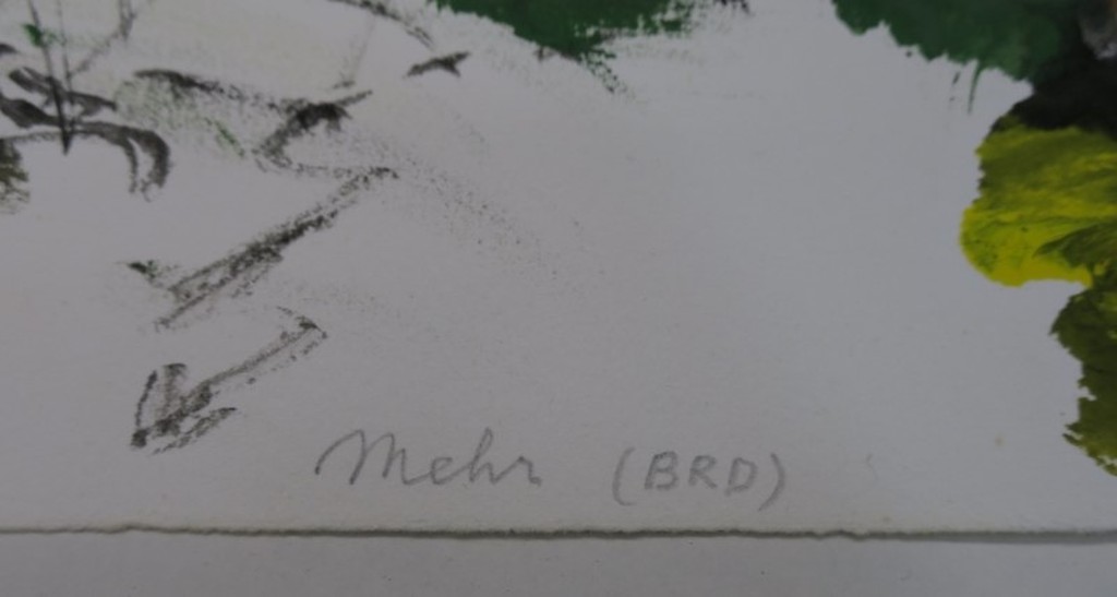 Theo Elfrink: Gouache op papier, Mehr (BRD) kopen? Bied vanaf 40!