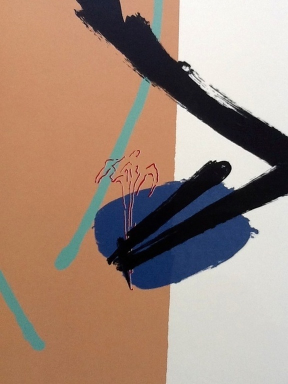 Josum Walstra ; kleuren zeefdruk, abstracte compositie kopen? Bied vanaf 45!